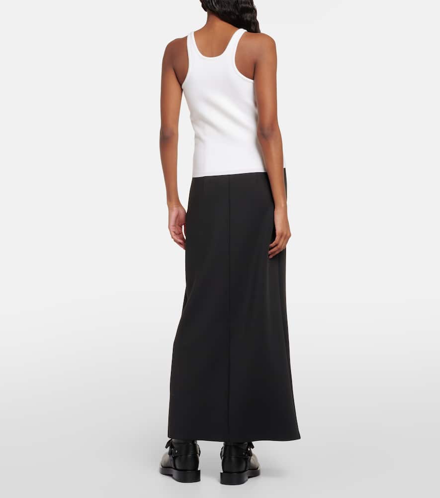 Alfeo wool-blend top