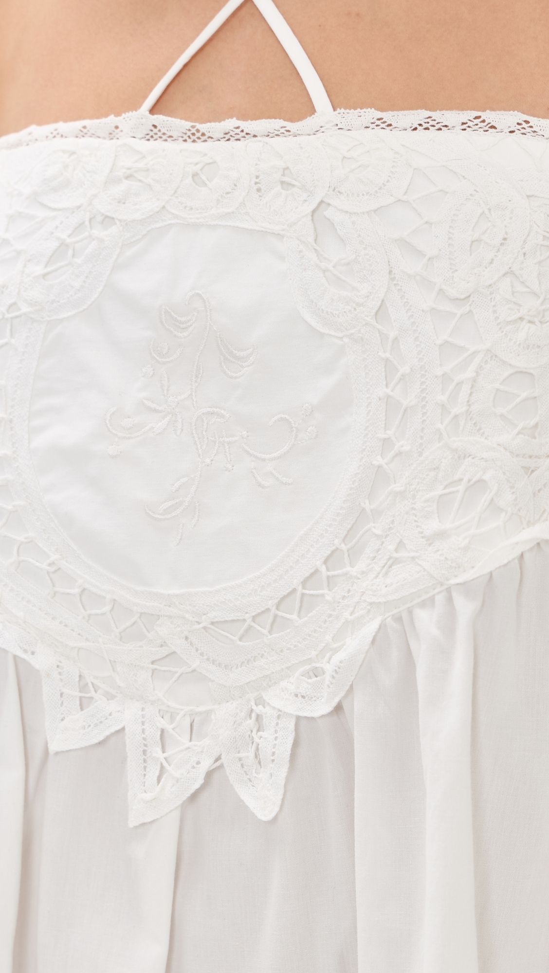 Juniper Dress White Embroidery