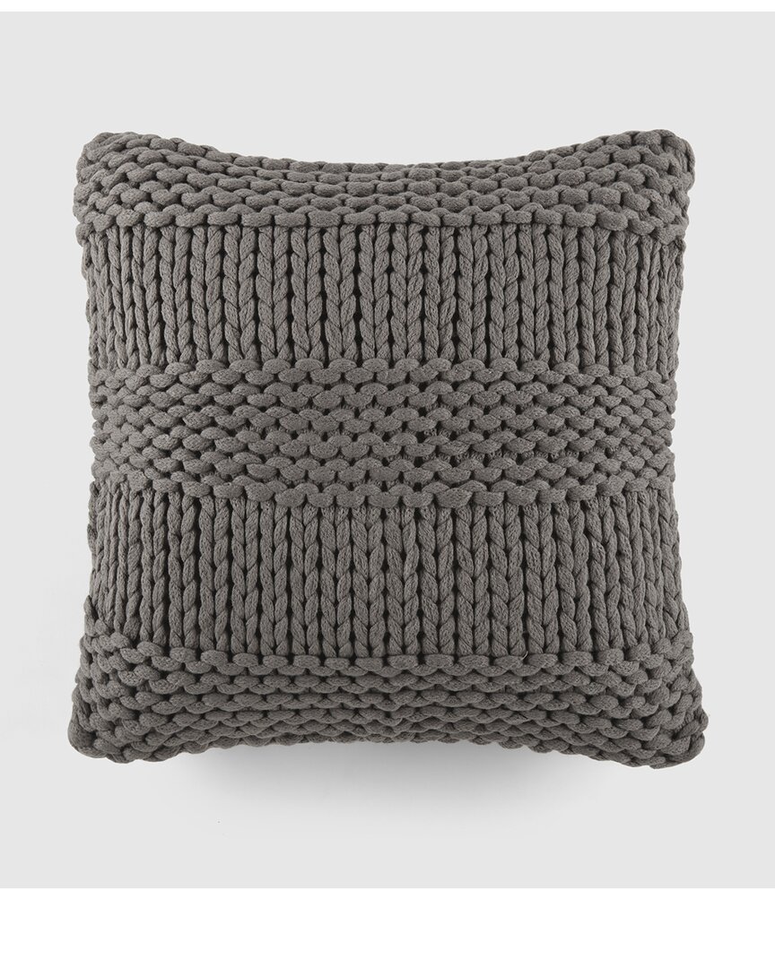Cozy Chunky Knit Throw Pillow
