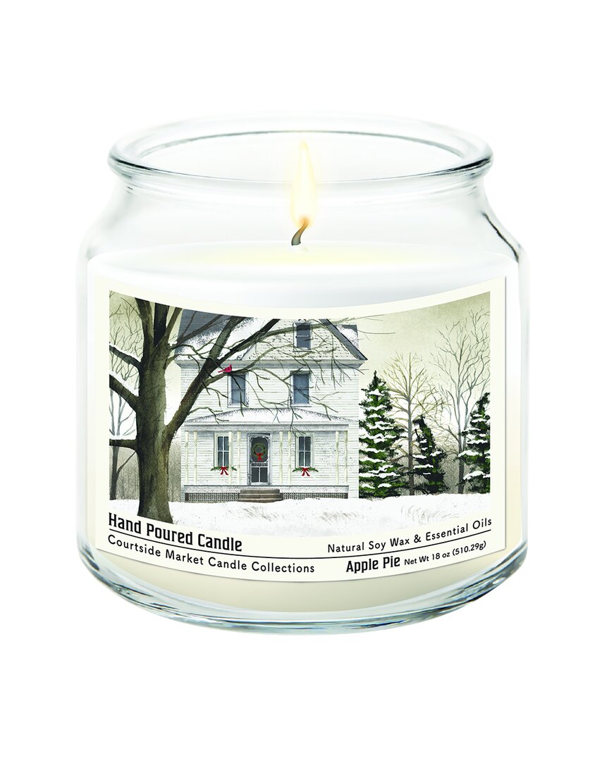 White Christmas Candle