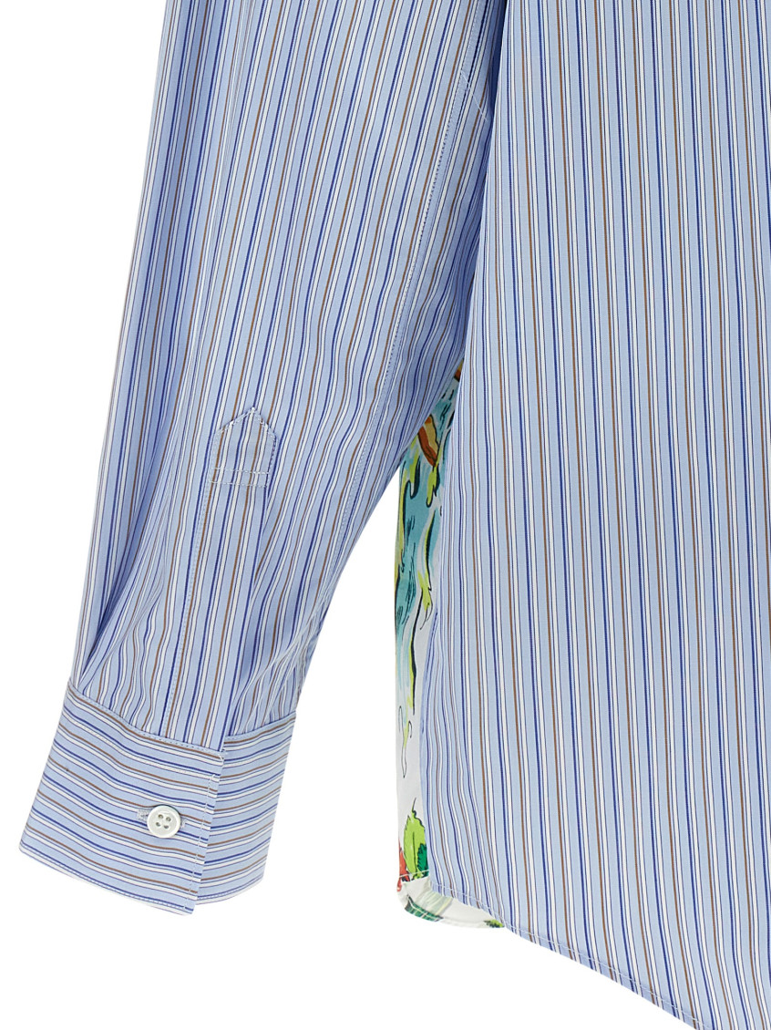 Patterned Inserts Shirt