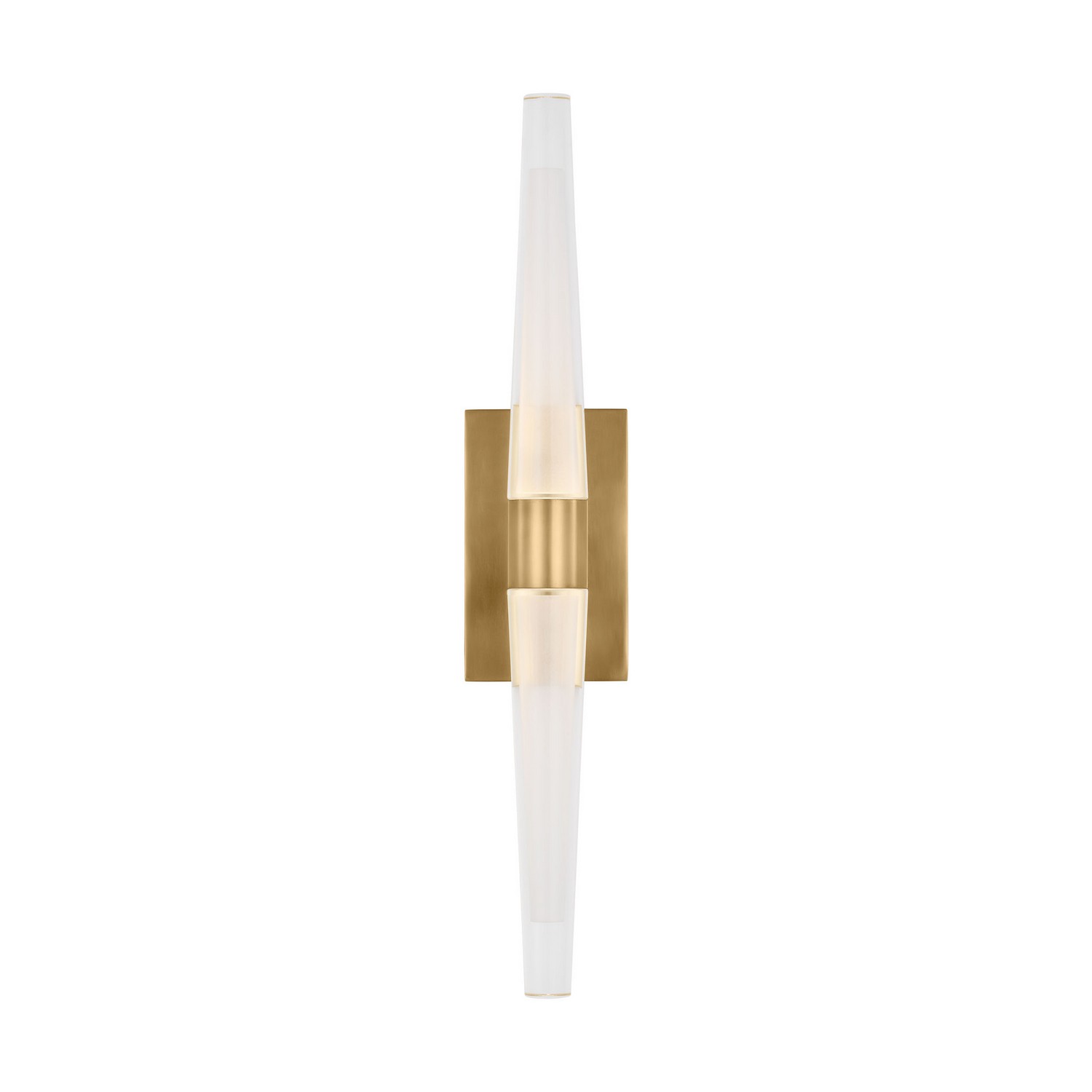 Natural Brass LED Wall Sconce from the Lassell Collection