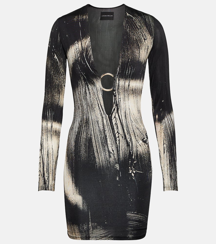 Louisa Ballou Helios printed minidress