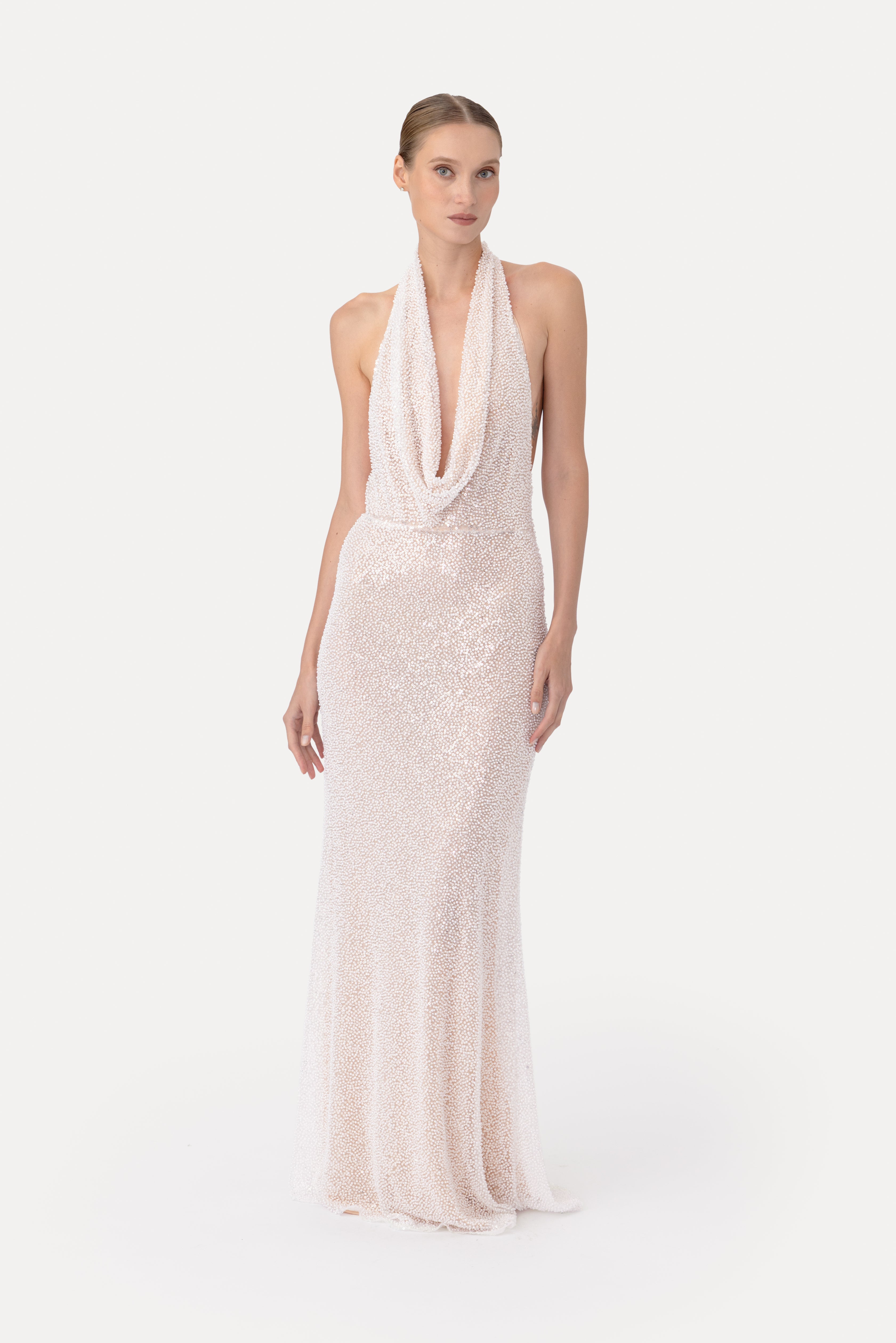 Lindsay Beaded Gown