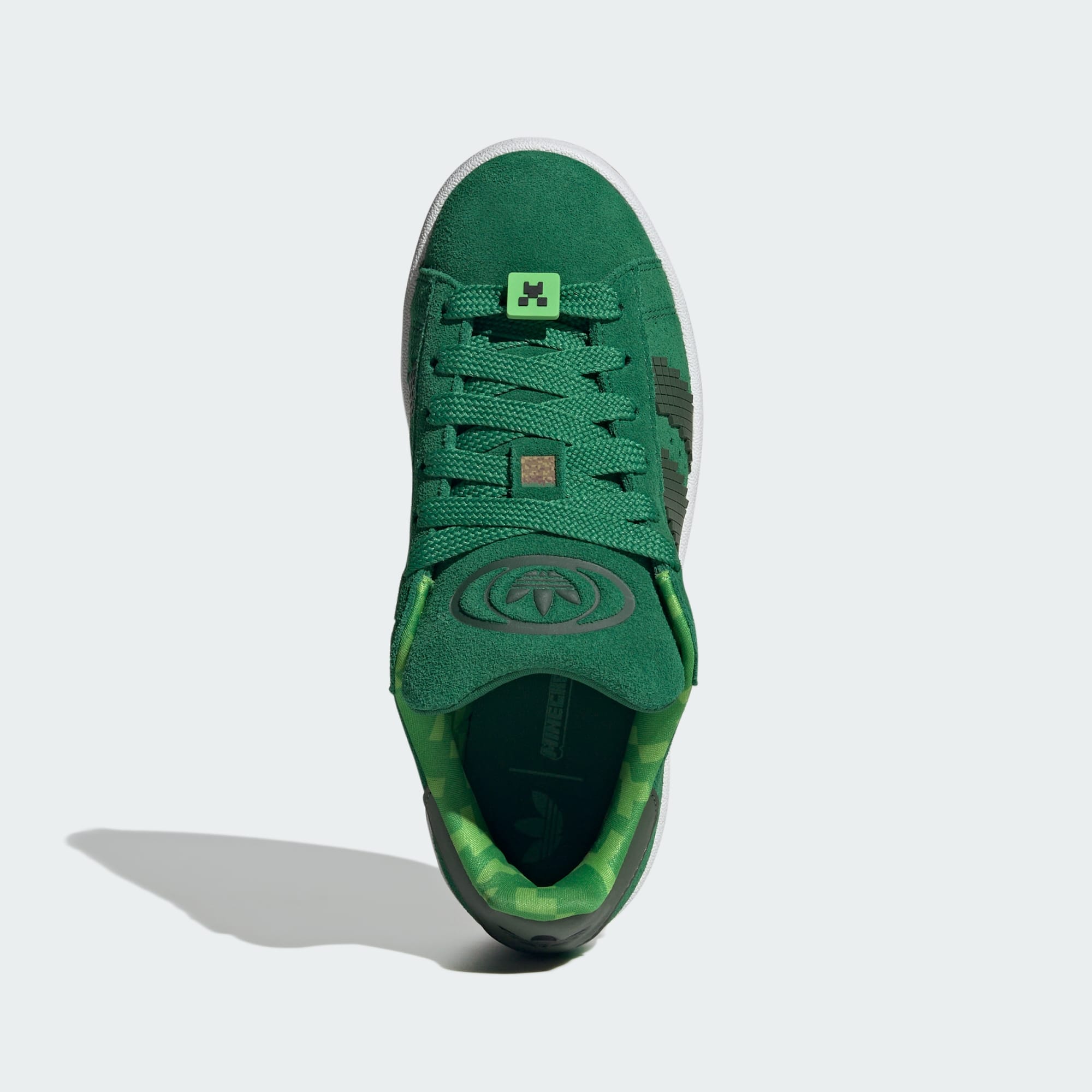 ADIDAS Originals Kids Unisex Campus 00s X Minecraft Shoes - Green Leather
