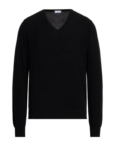 Man Sweater Black Size 40 Merino Wool