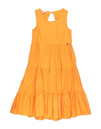 Kid Girl Kids' dress Orange Size 14 Cotton