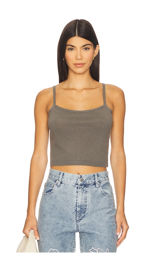 SIMKHAI Vance Tank in Olive. -  S also in L