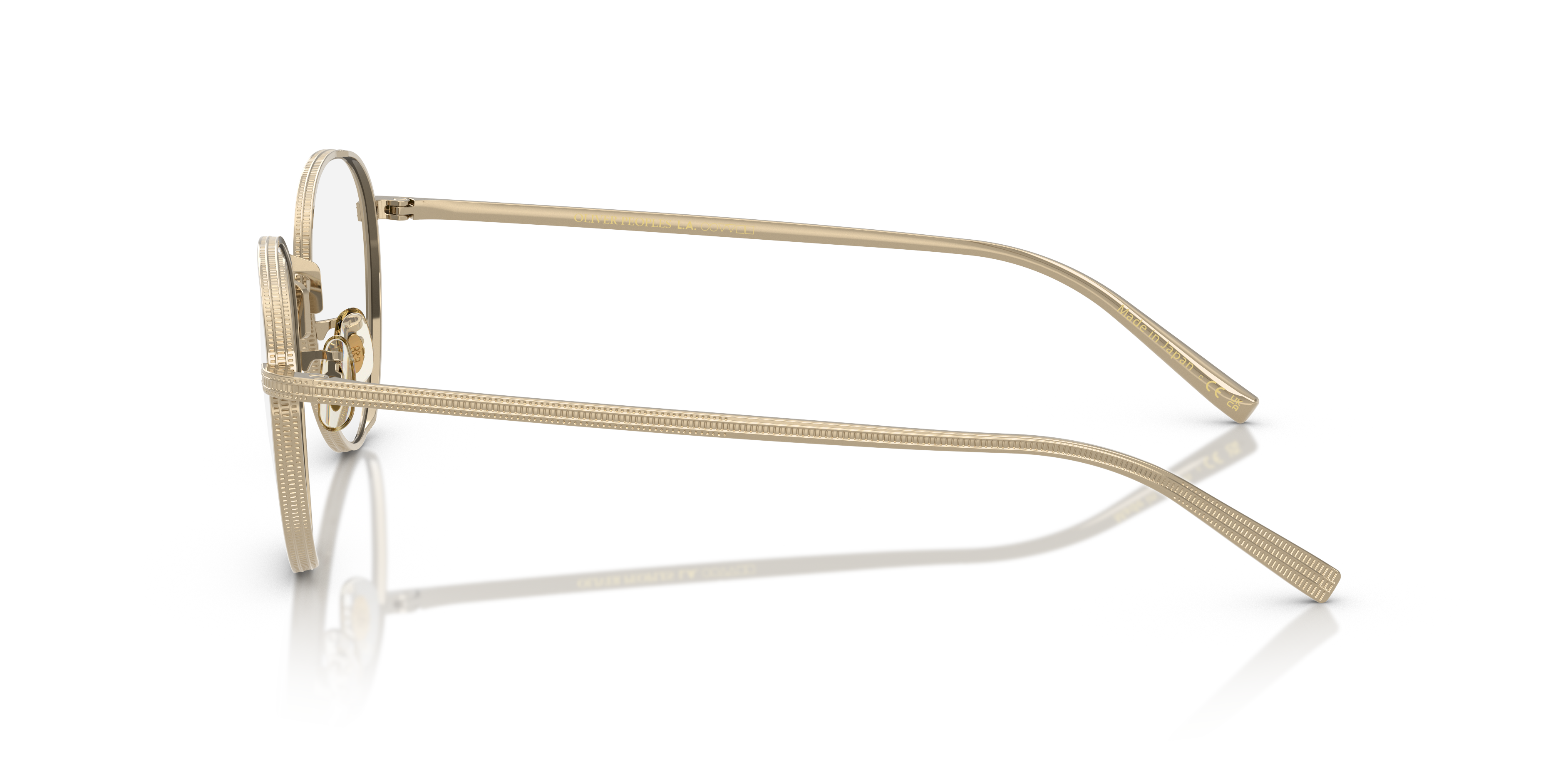 Oliver Peoples Herren Oliver Peoples OV1350T KESNER 5035 Optische Fassungen Titan Gold Transparent Pantos Norma