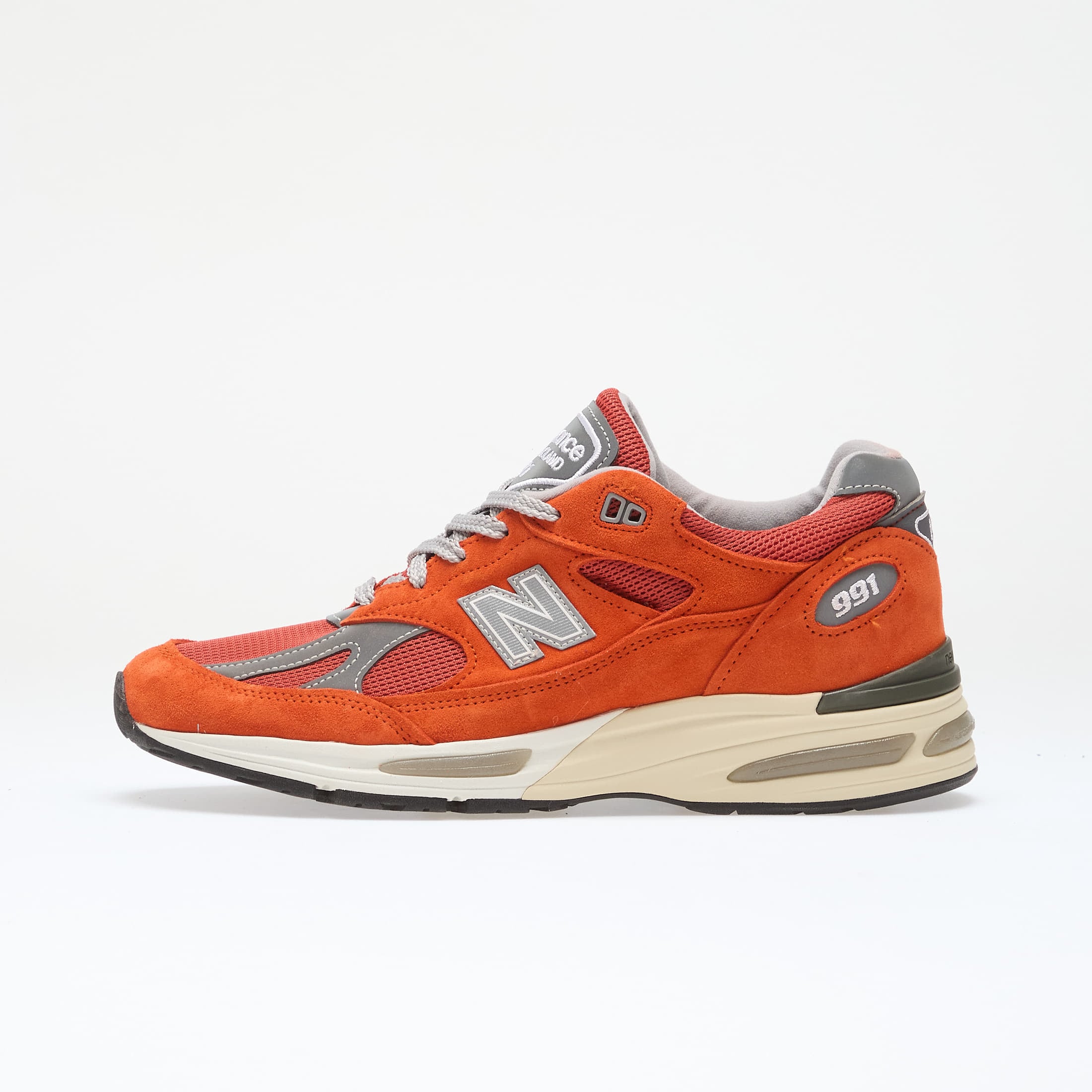 Made in UK 991v2 Sneakers Grenadine / Fire Whir