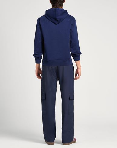 Man Sweatshirt Blue Size M Cotton