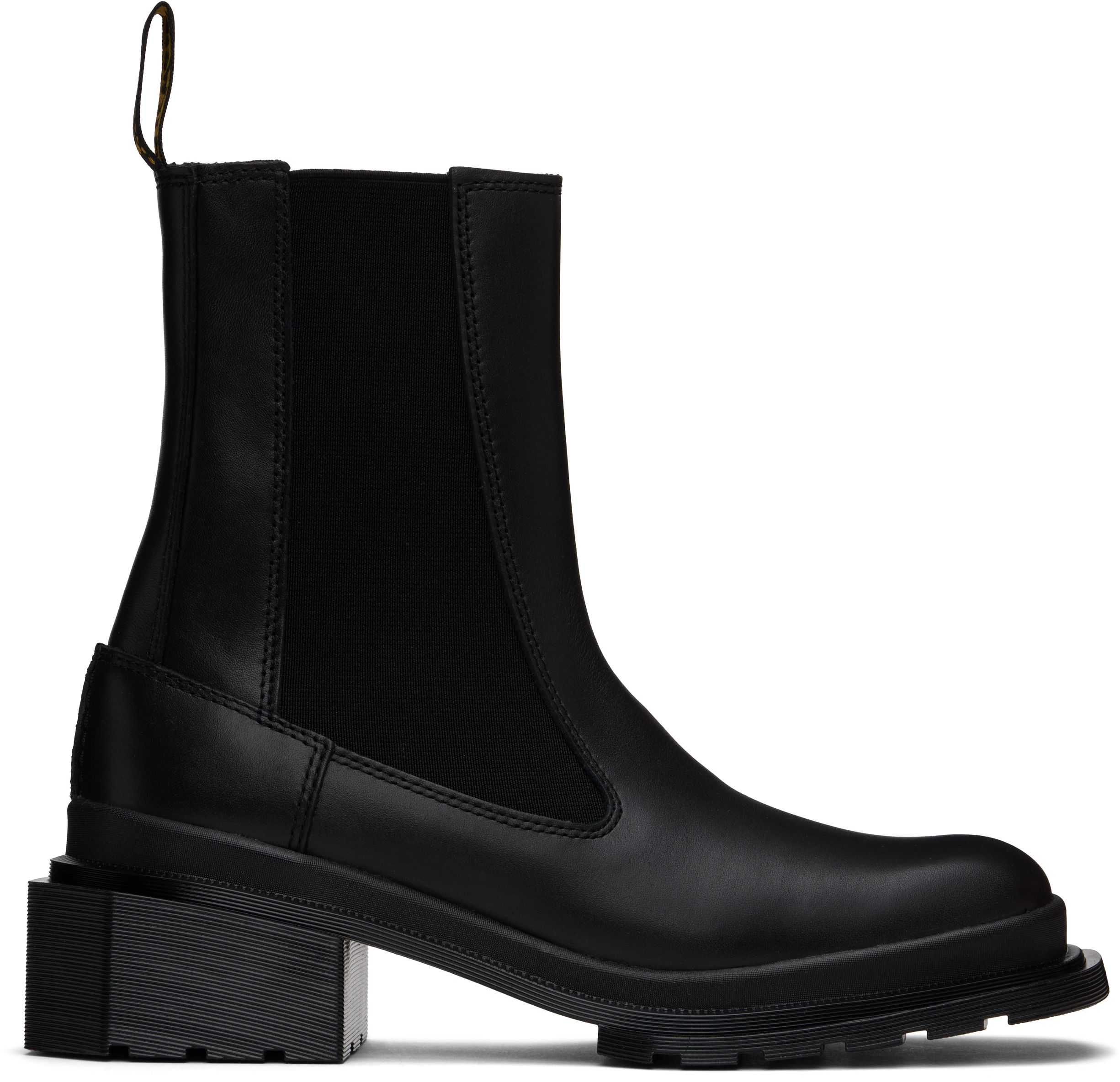 Dr. Martens Black Maybole Square Toe Chelsea Boots