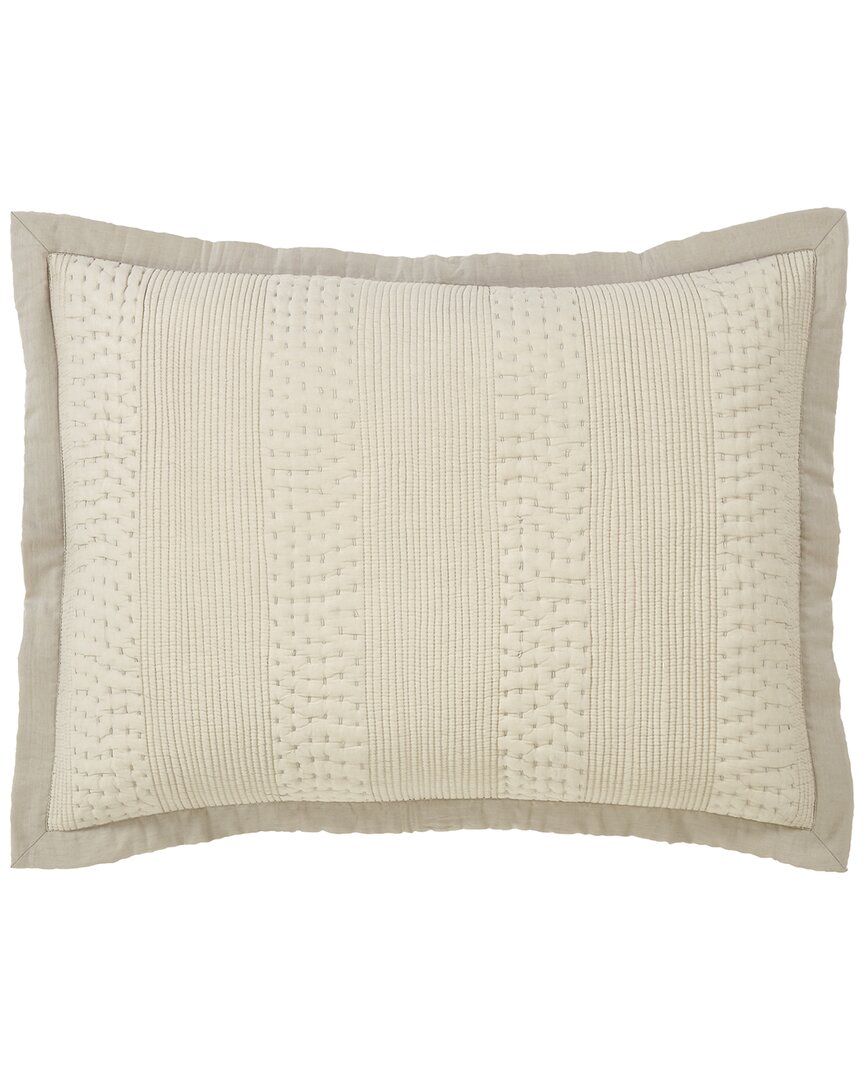 Laysan Channel Quilted Cotton Coverlet Sham