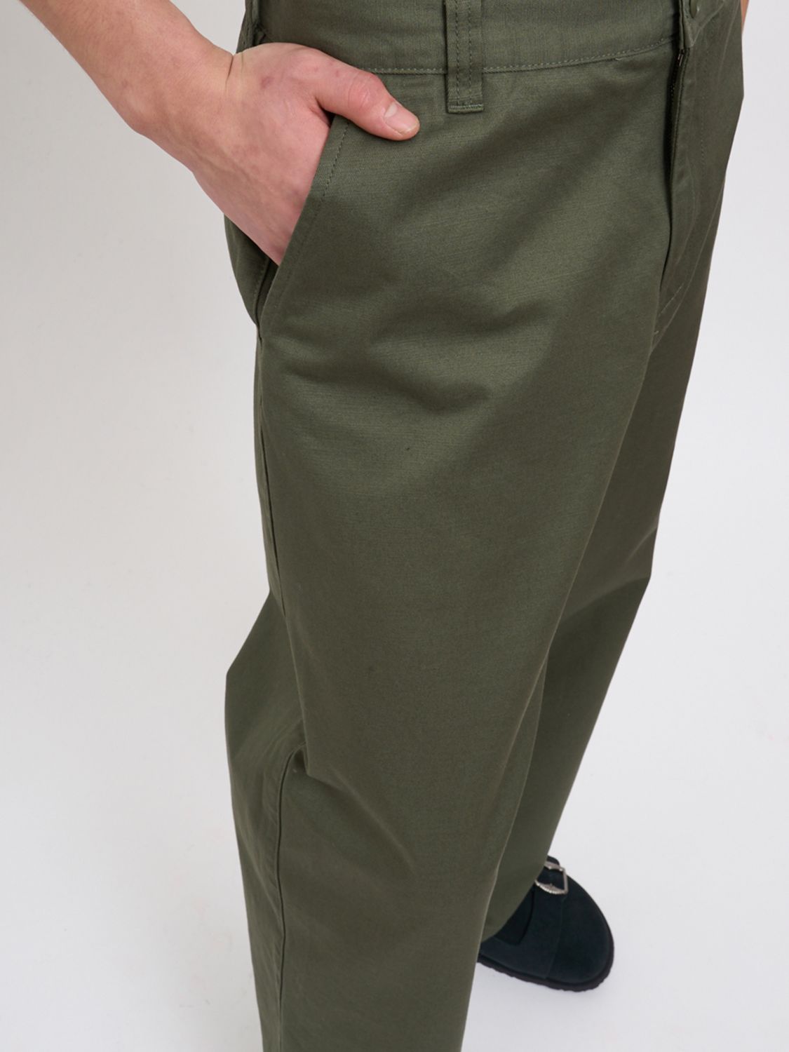 Pants Men color Green