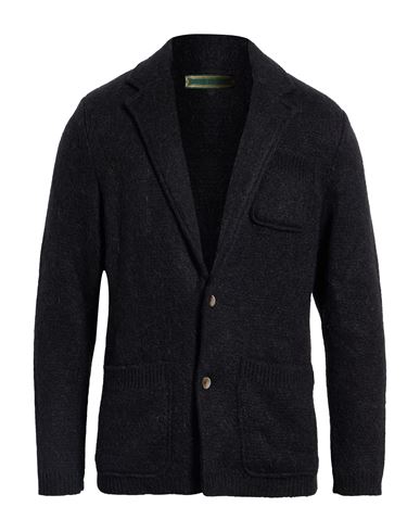 Man Cardigan Black Size 36 Acrylic, Polyamide, Mohair wool