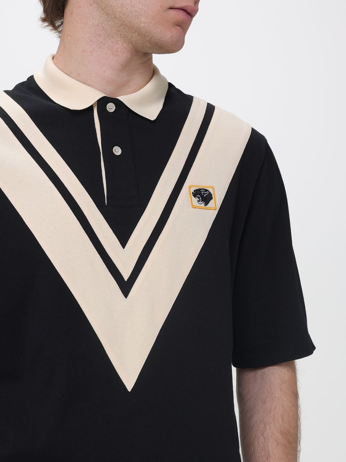 Polo Shirt Men color Black
