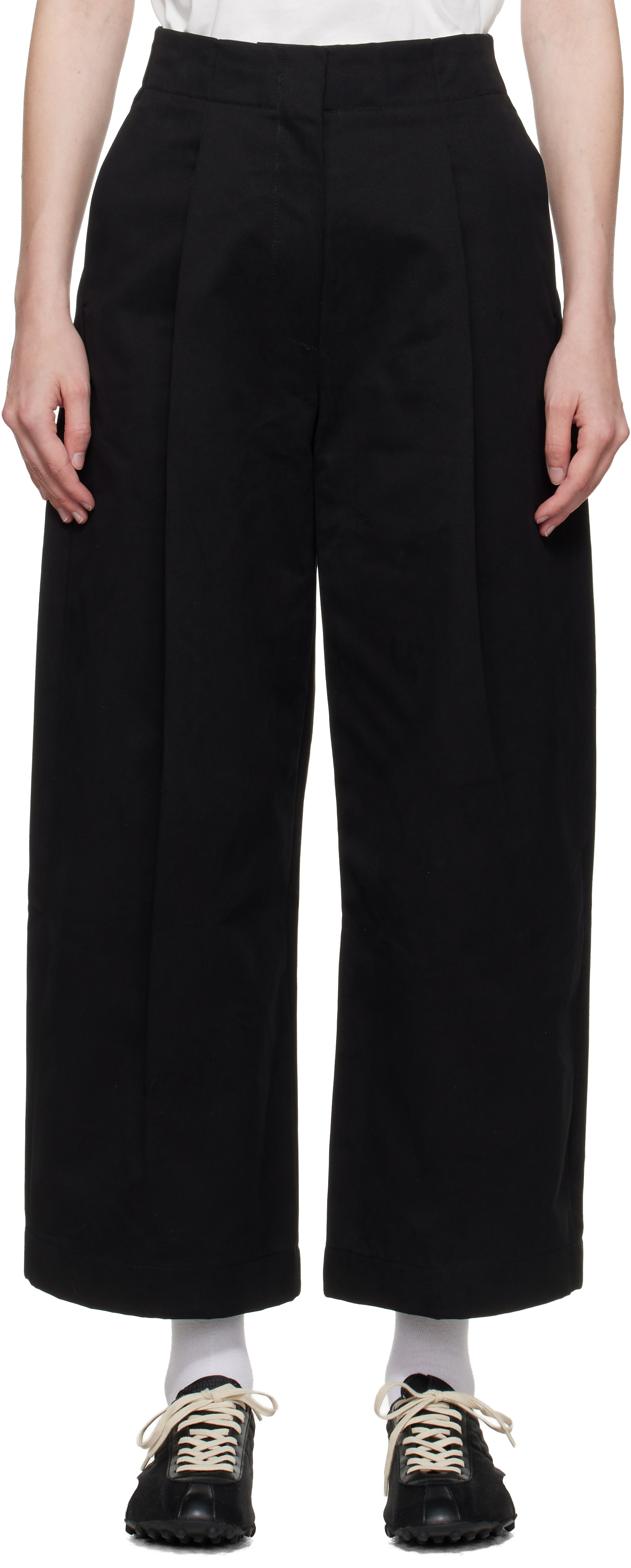 Black Dordoni Volume Trousers