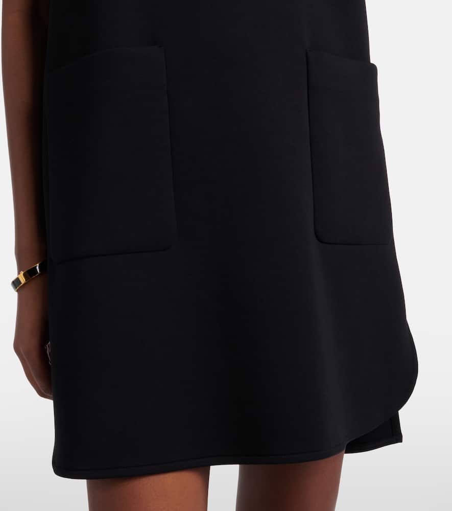 Saggina cotton-blend jersey polo dress