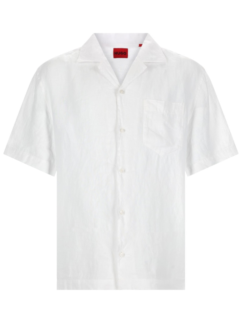 White Regular Solid Shirt