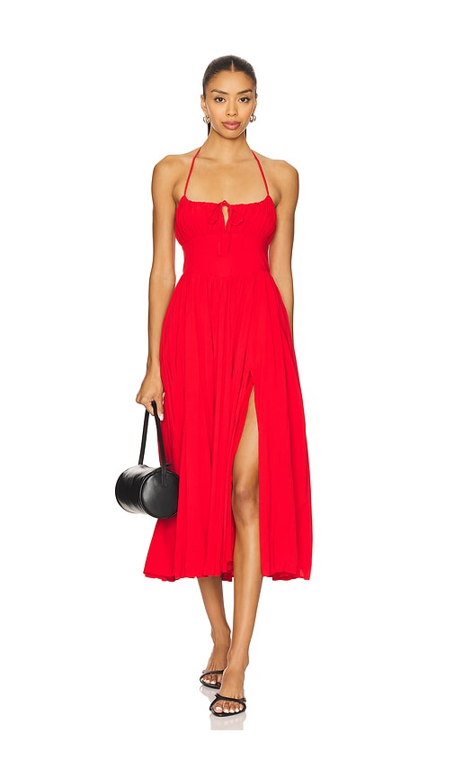 MAJORELLE KLEID SUMMER in Red. Größe XS. Also in L, M