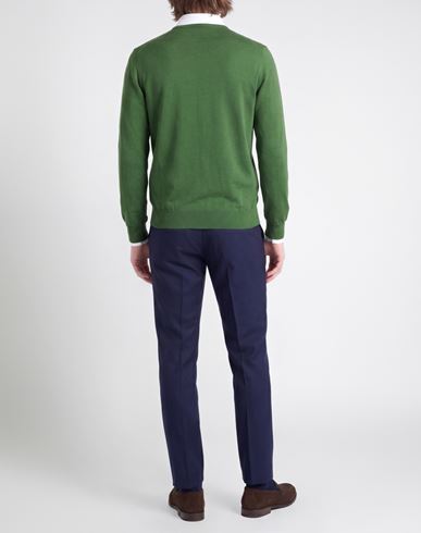Man Sweater Green Size 38 Virgin Wool