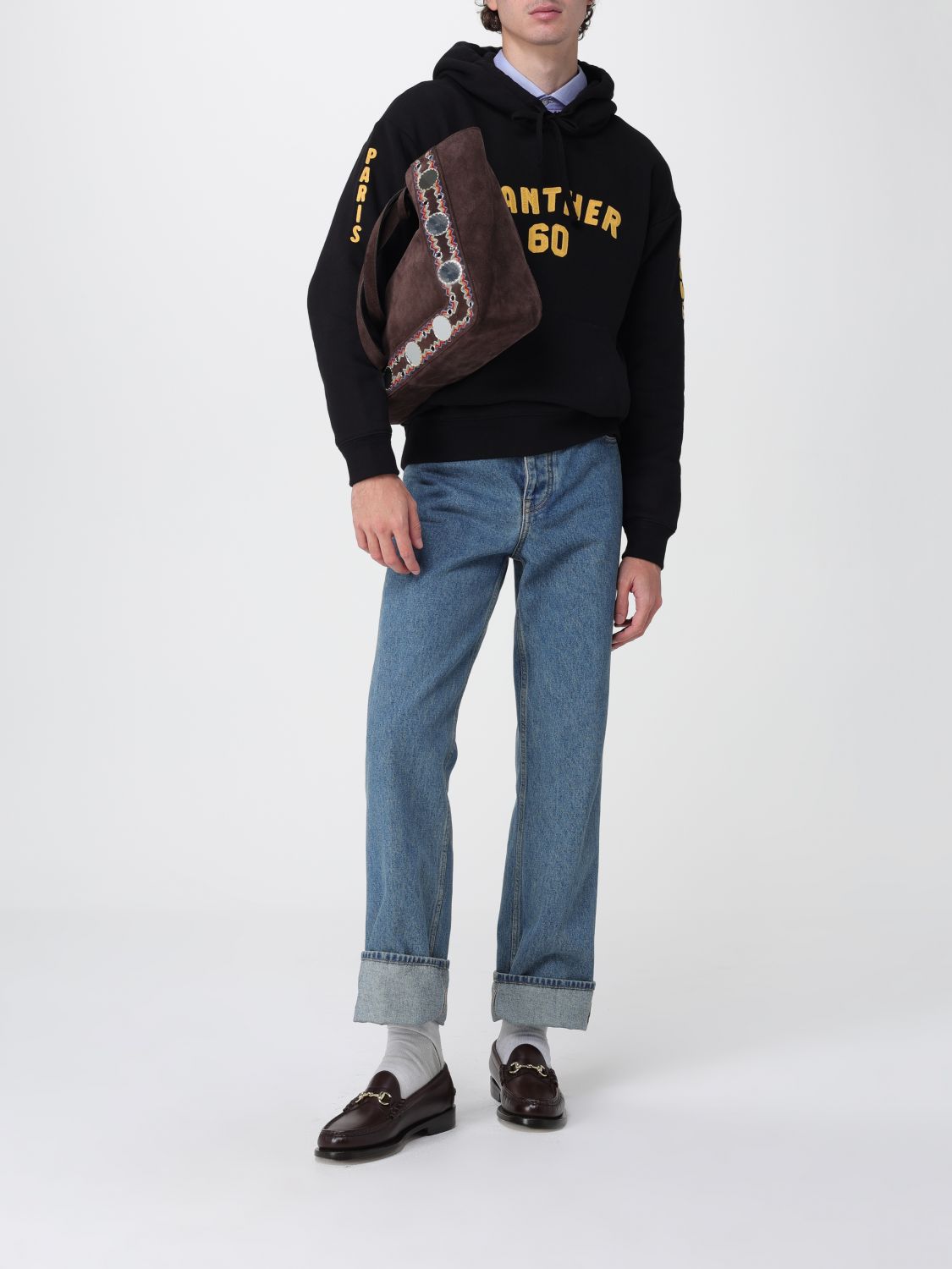 Sweatshirt Men color Black