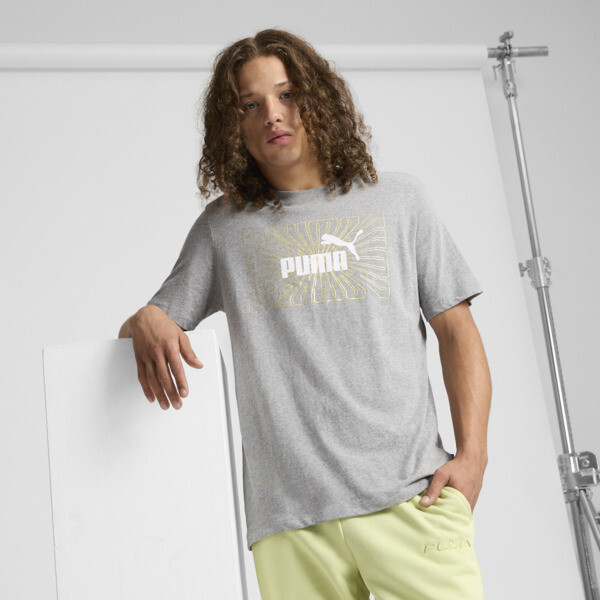 PUMA Graphics Foil Men's T-Shirt in Grey