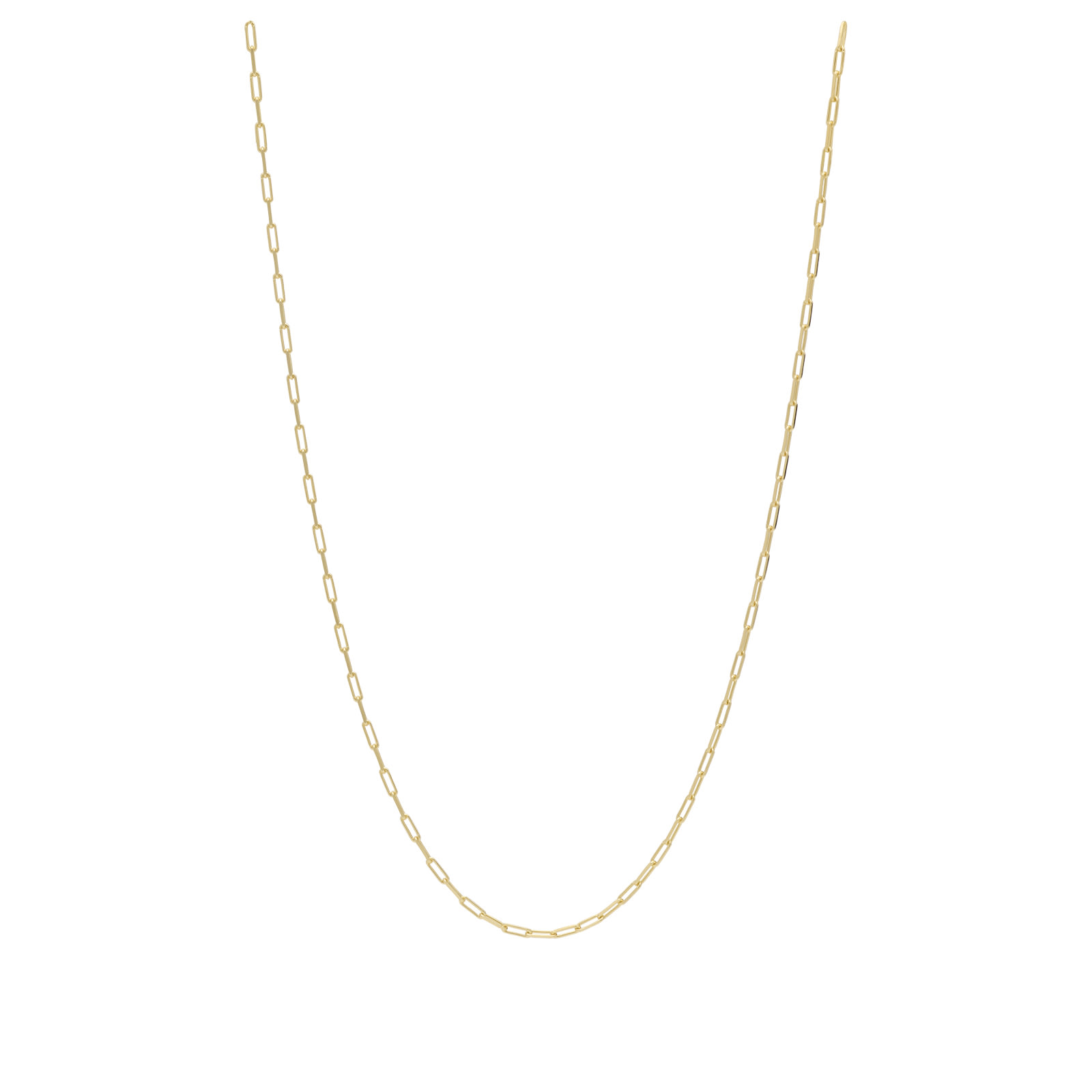 Men's 2.5mm Volt Link Cable Chain Necklace in Gold