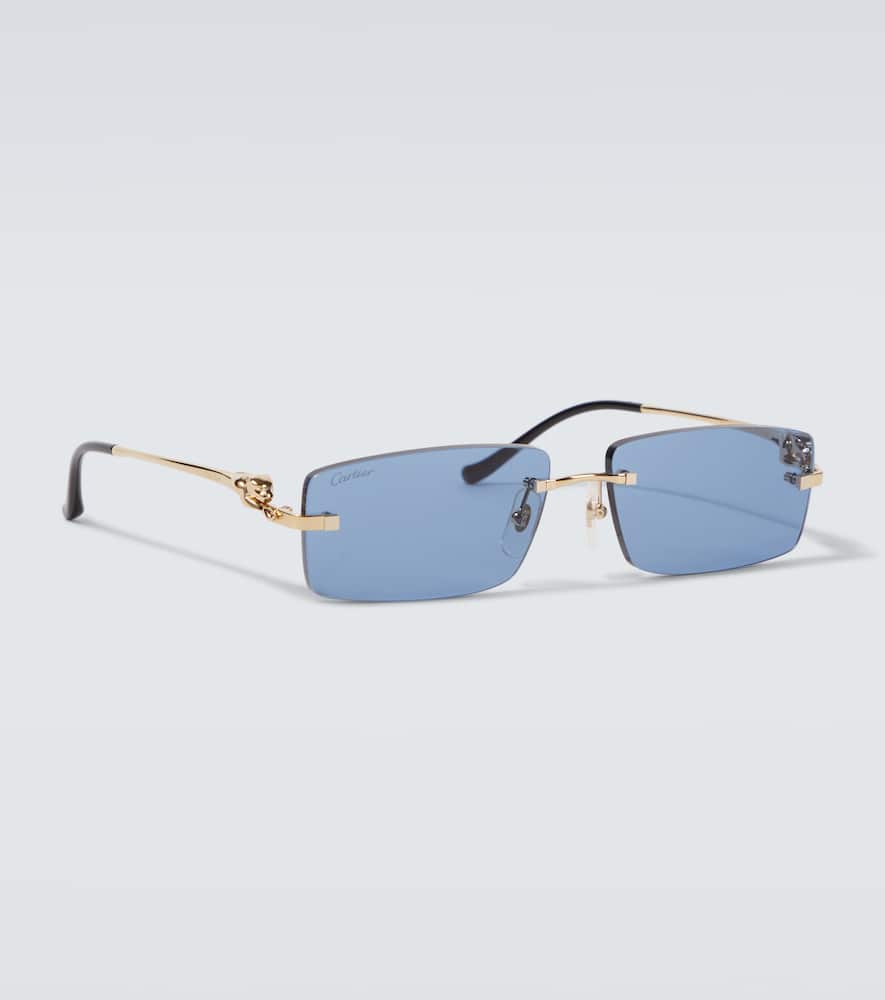 Cartier Eyewear Collection Panthère De Cartier rectangular sunglasses