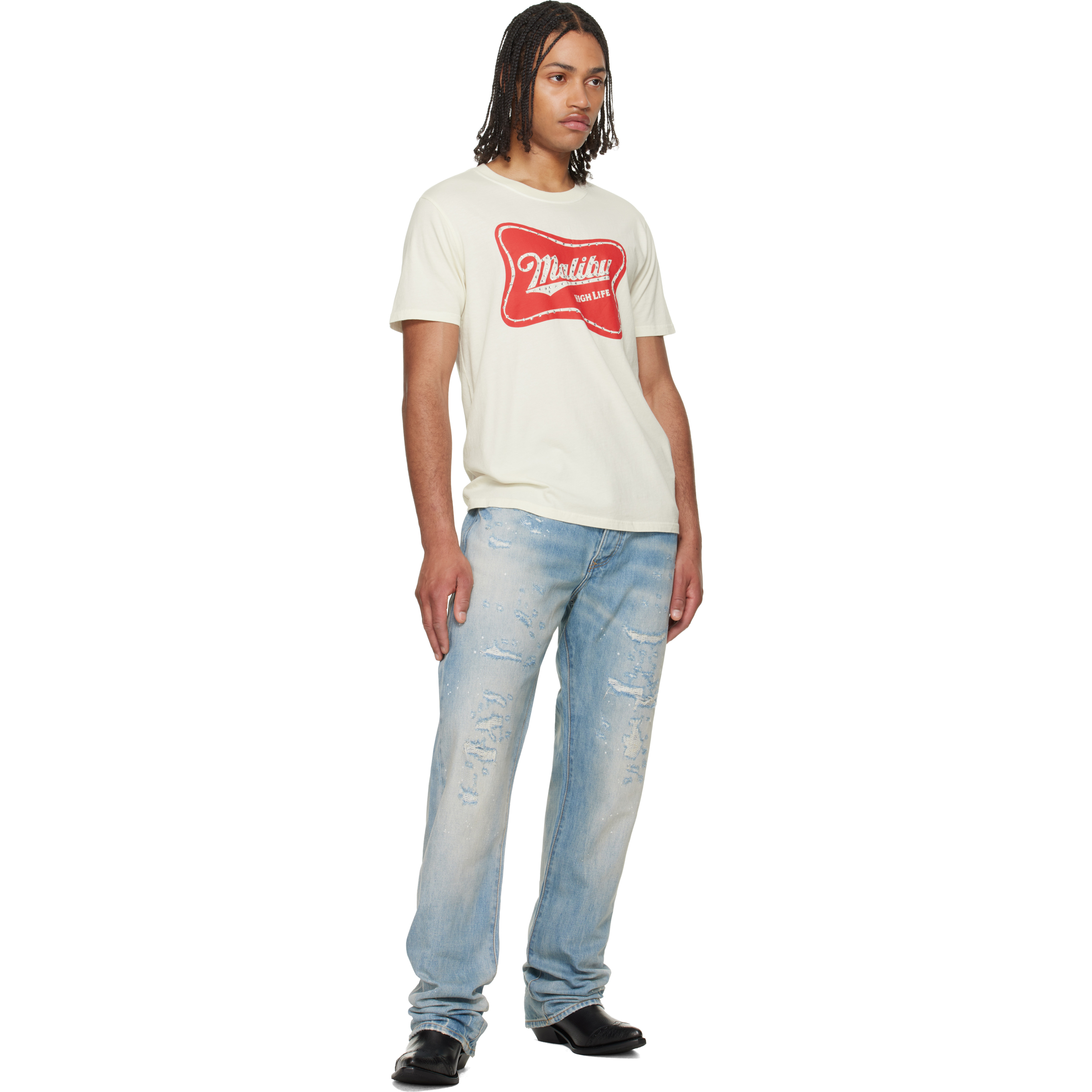 Off-White Sammy 'Malibu' Embellished S/S T-shirt