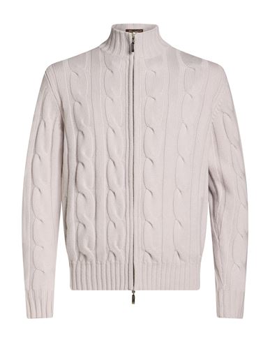 Man Cardigan Light grey Size 42 Cashmere