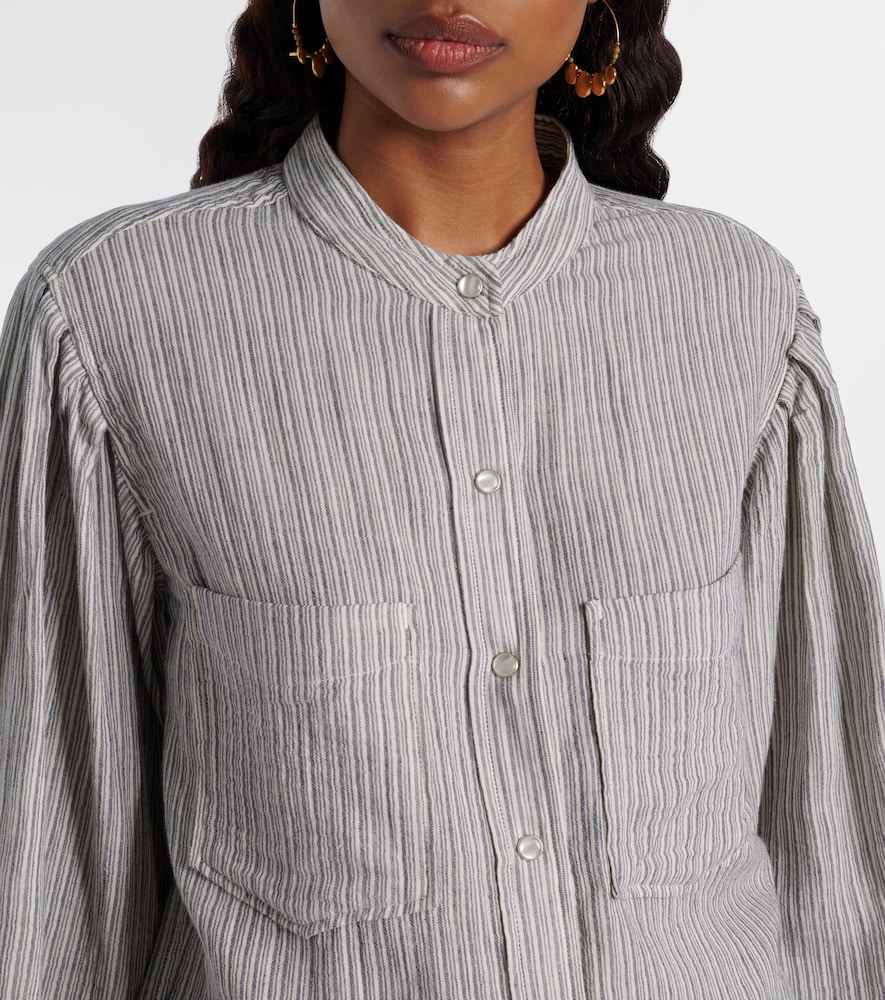 Selvia striped cotton shirt
