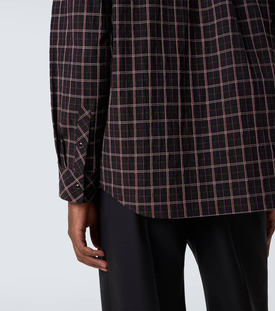 Checked cotton shirt