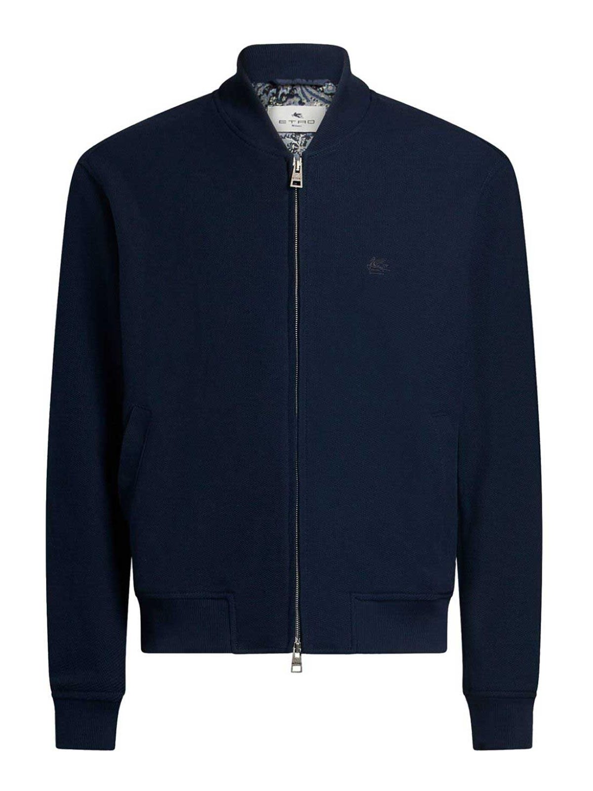 Bomber Jacket With Pegasus Embroidery