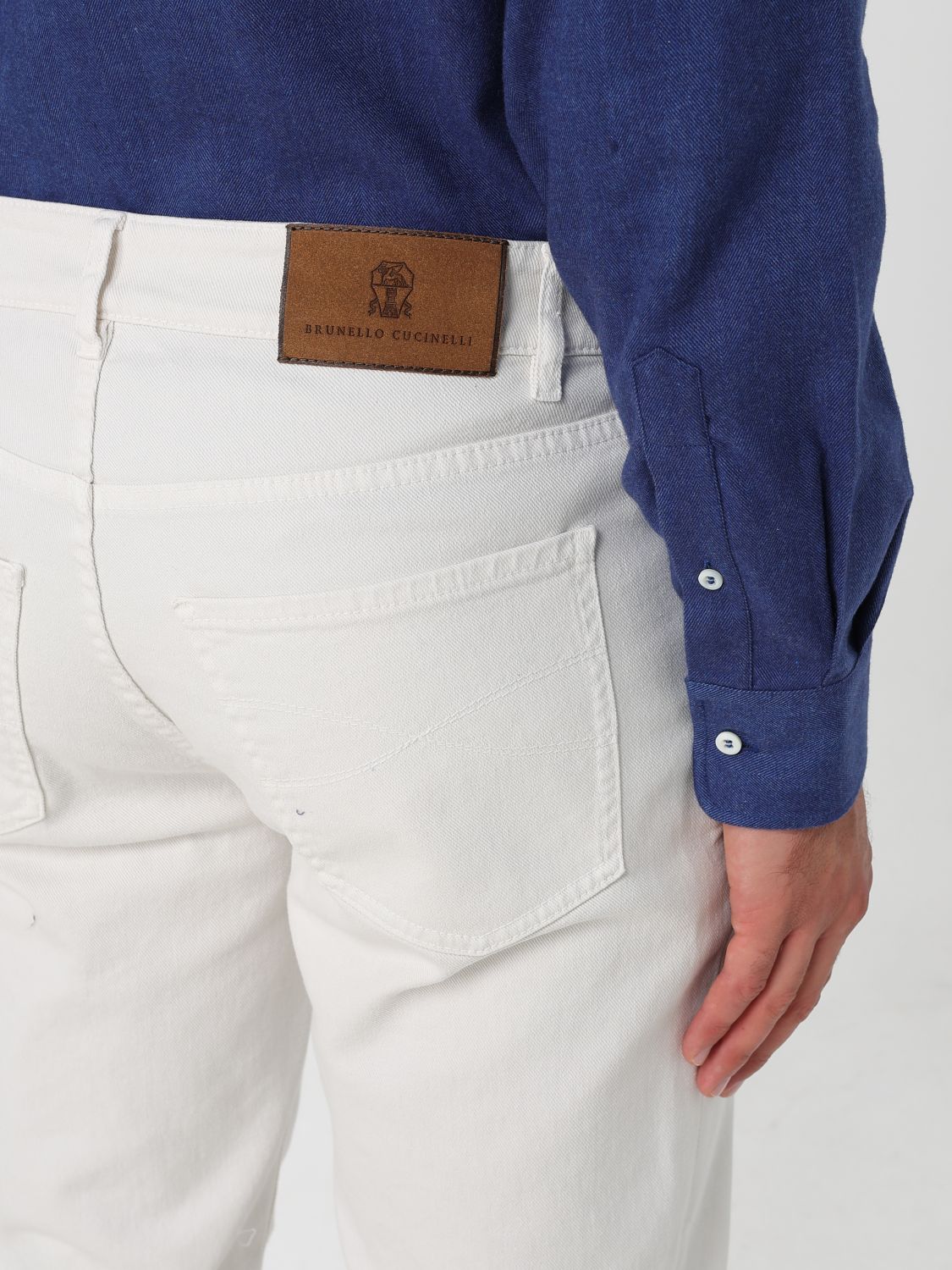 Pants Men color White