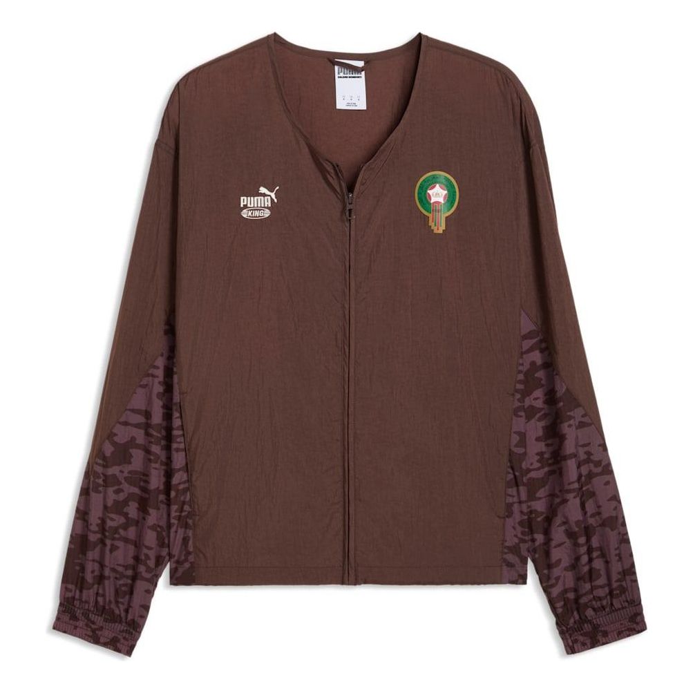 X MOROCCO x SALEHE BEMBURY KING Track Jacket 'Chocolate Brown'