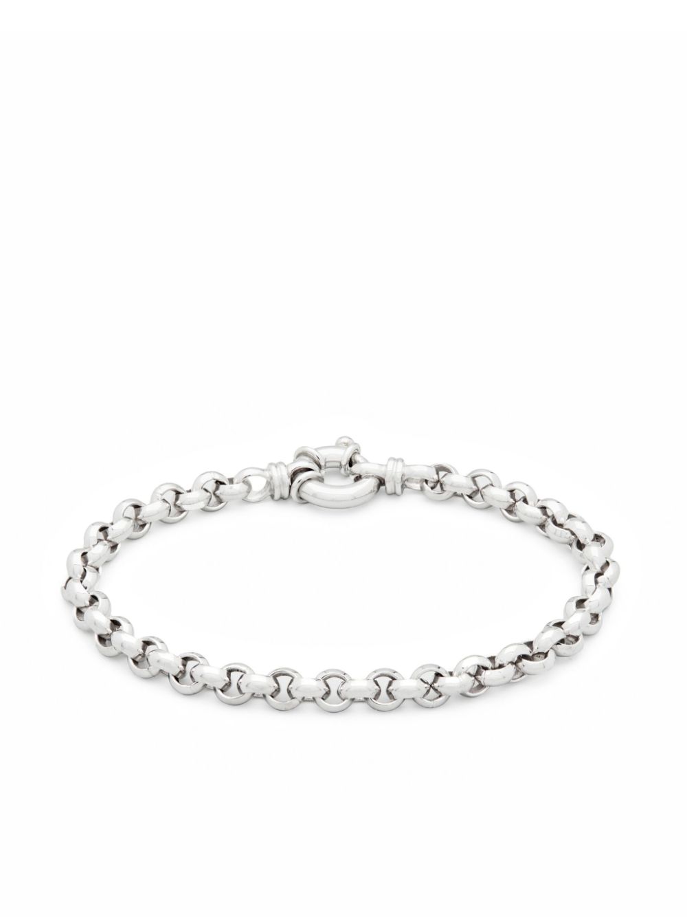 Thick Rolo bracelet - Silver