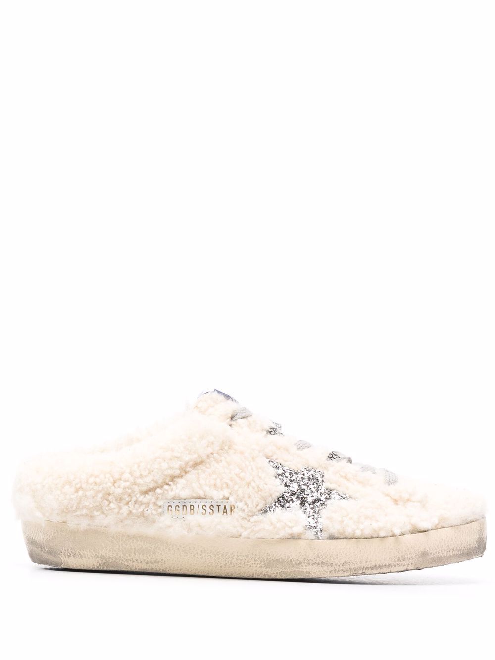 Super-Star Sabot shearling sneakers - White