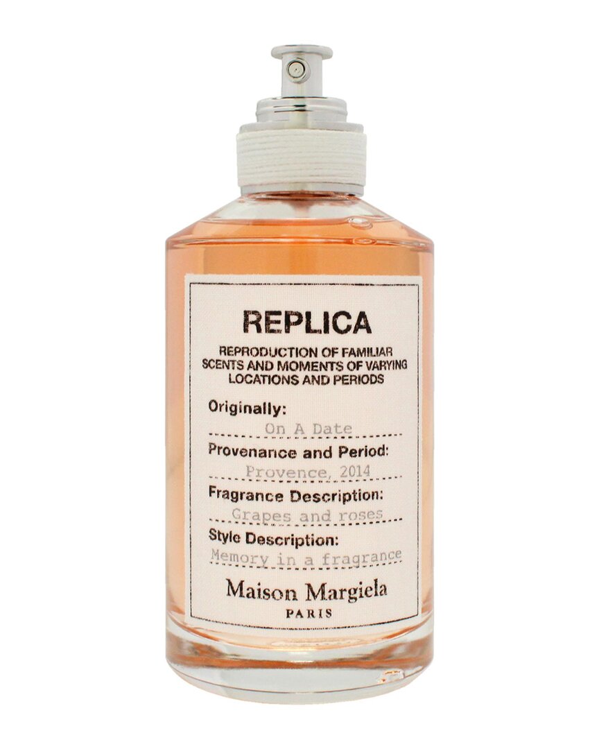 Maison Margiela Men's 3.4oz Replica On a Date EDT Spray