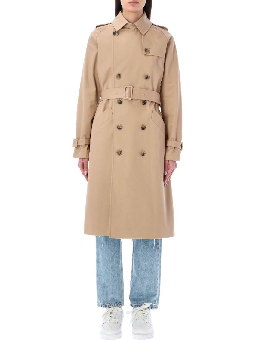 Belted trench coat