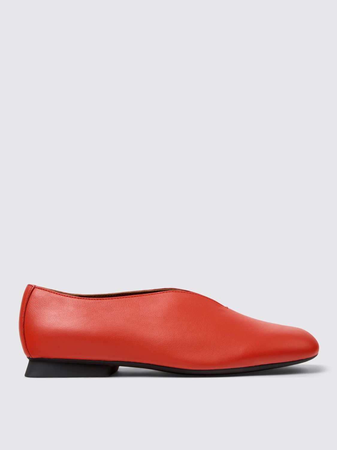 Ballet Flats Woman color Red