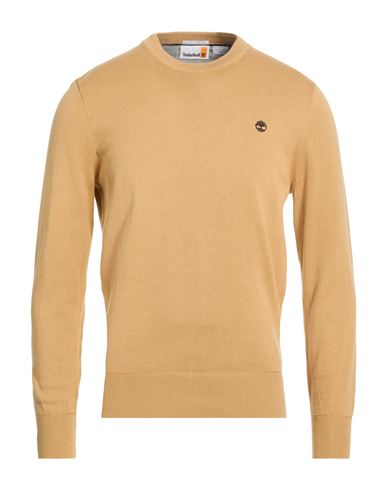 Man Sweater Sand Size S Organic cotton