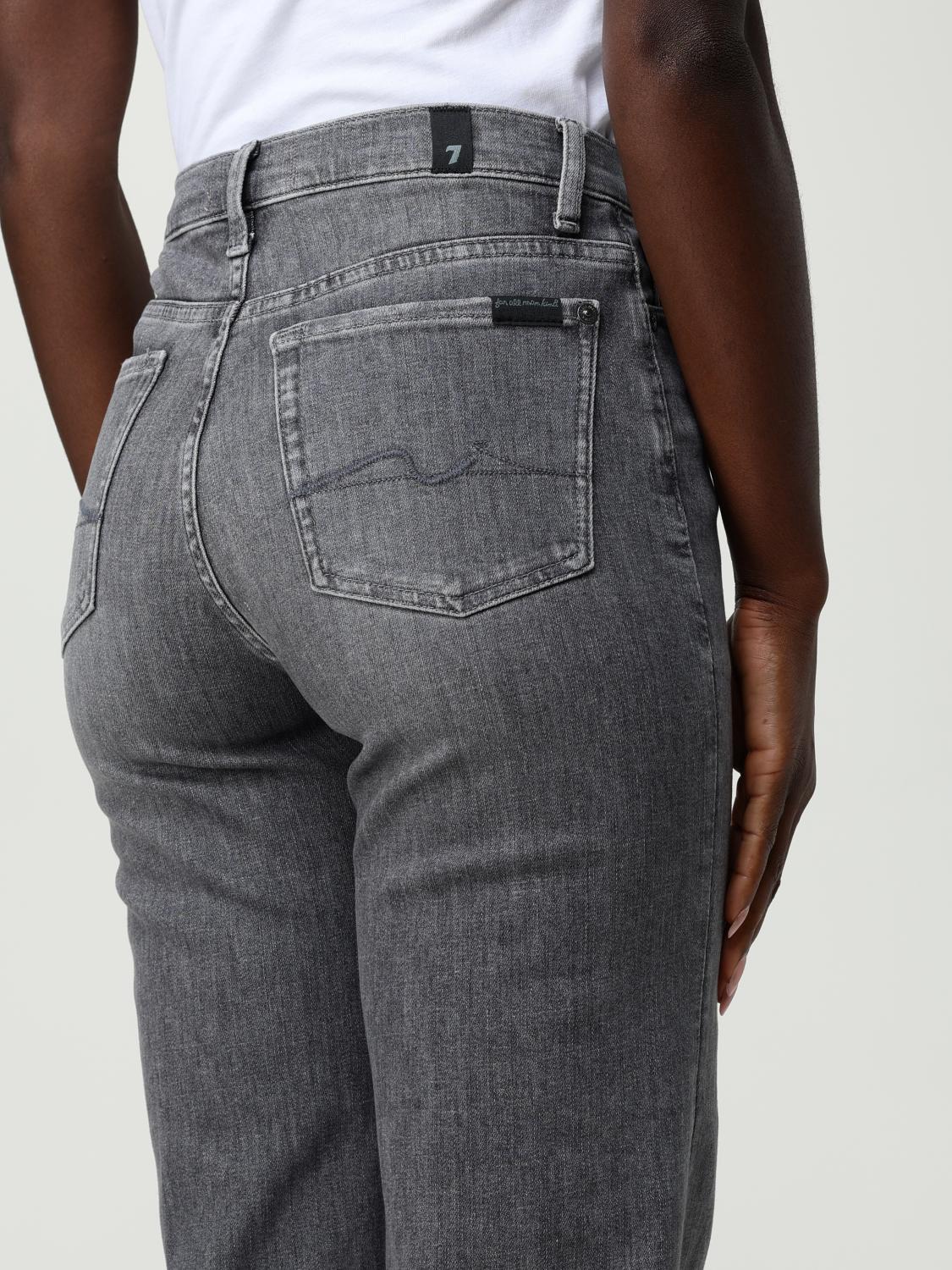 Jeans Woman color Grey
