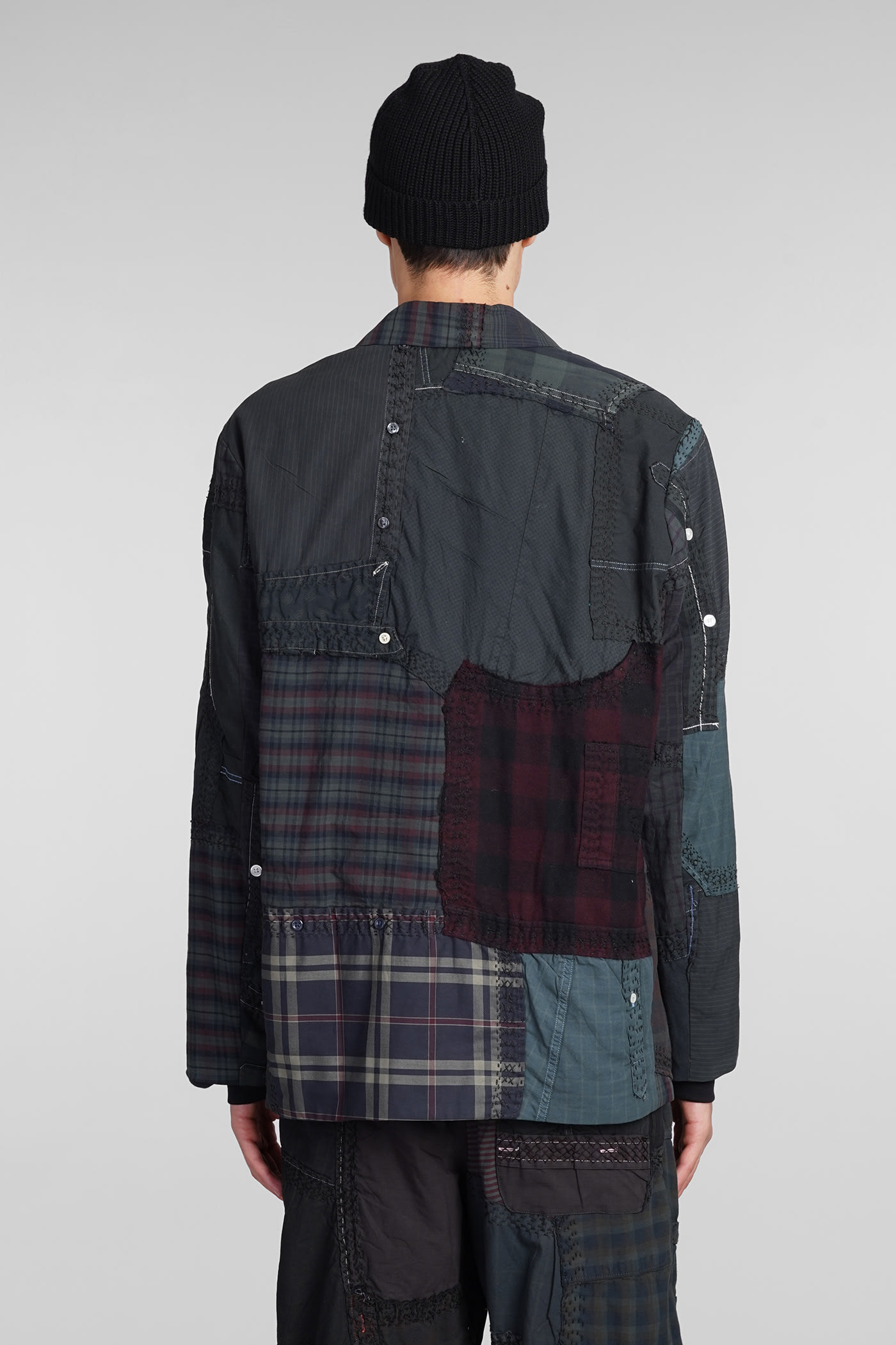 Patchwork cotton shirt - Green