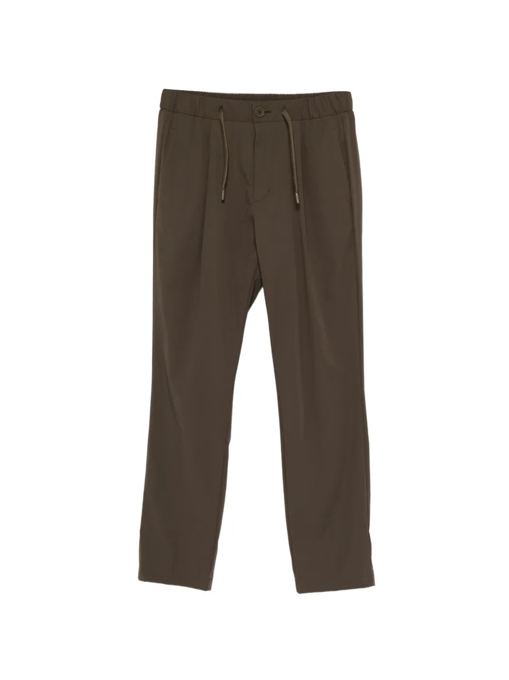 Drawstring Trousers — Brown