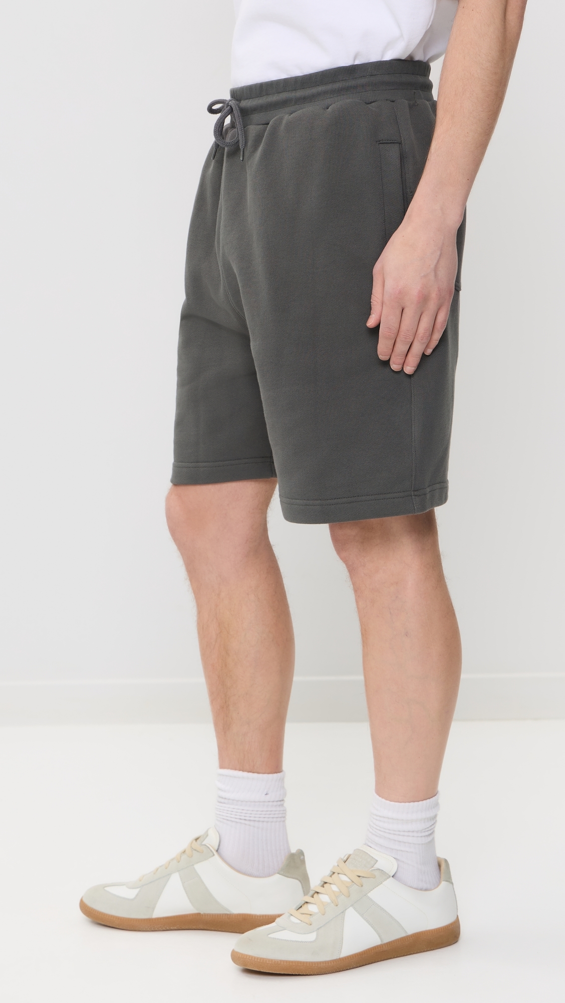 Loopback Shorts Washed Black