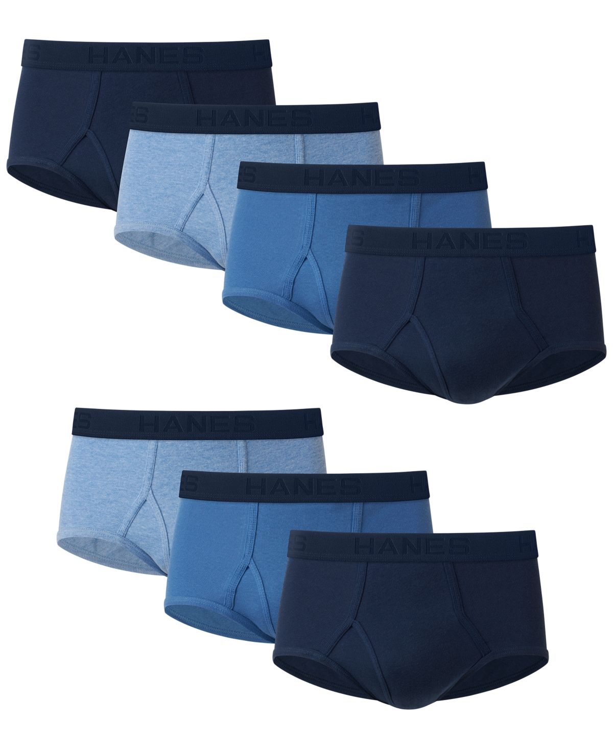 Men's 7-Pk. Ultimate ComfortSoft Briefs - Blues