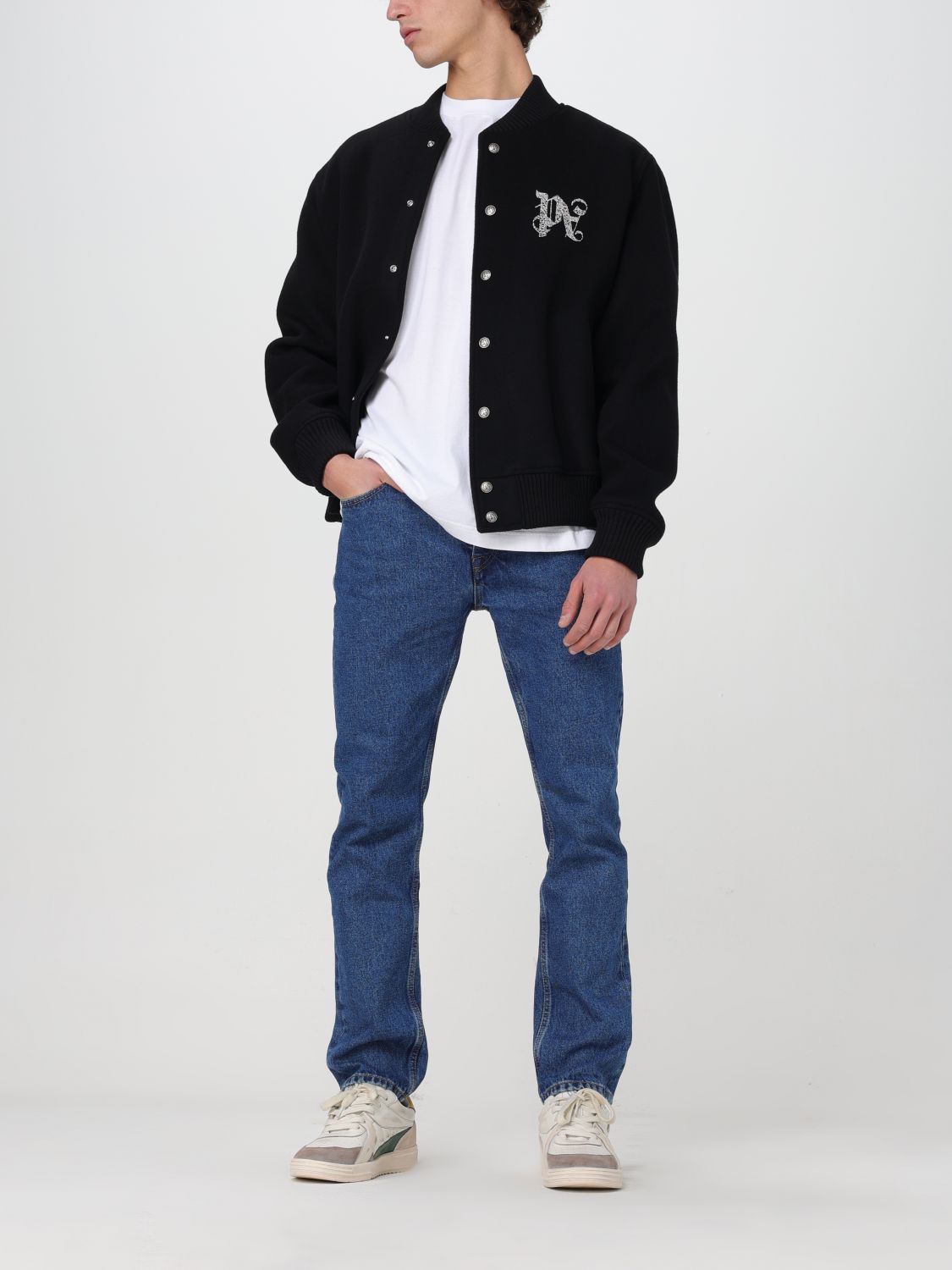 Jeans Men color Gnawed Blue