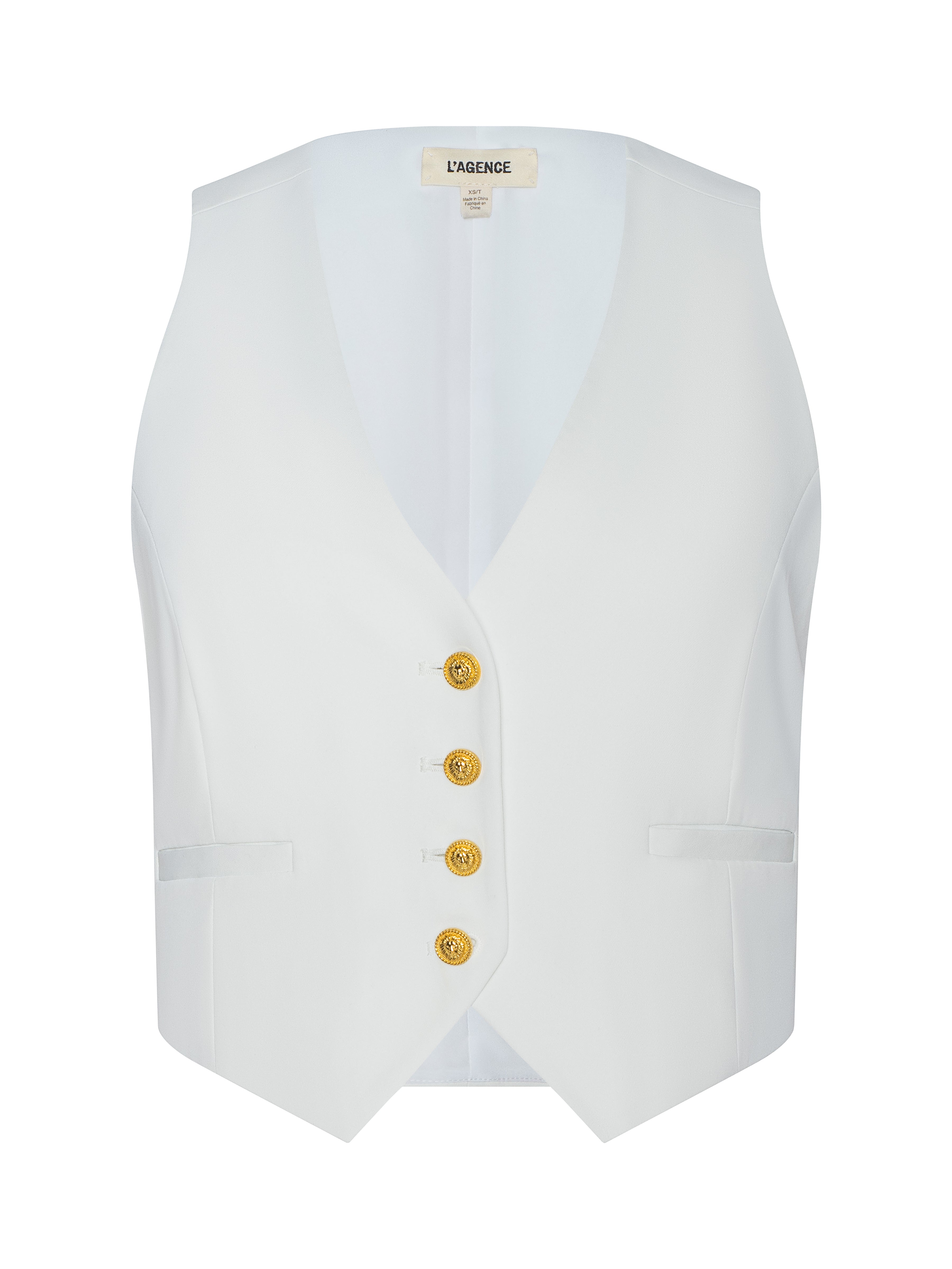 Jianna Vest In Ivory