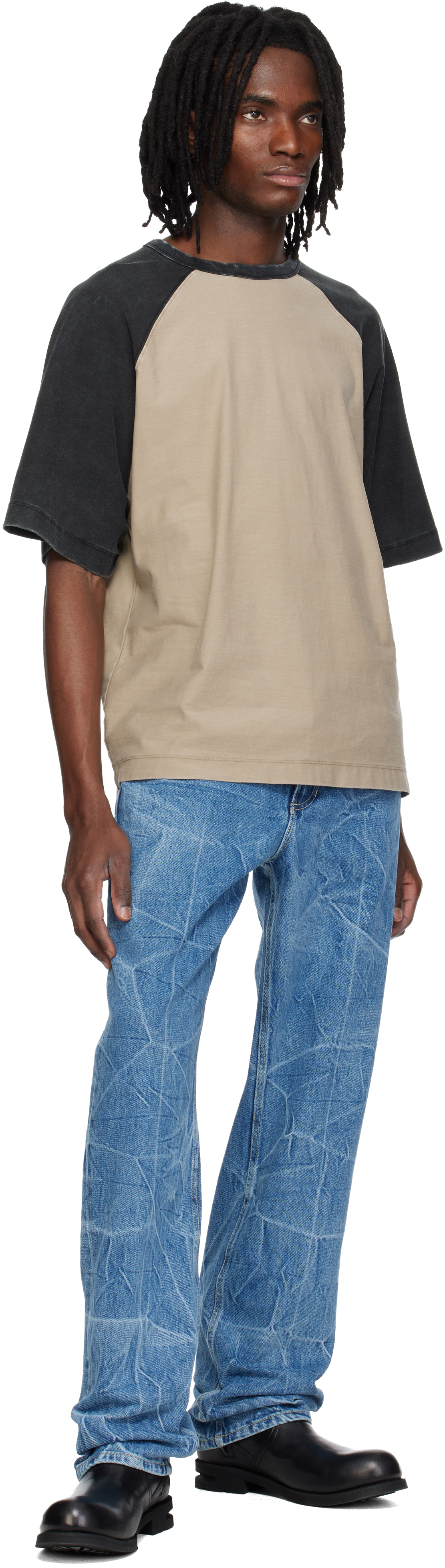 Brown & Black Block T-shirt